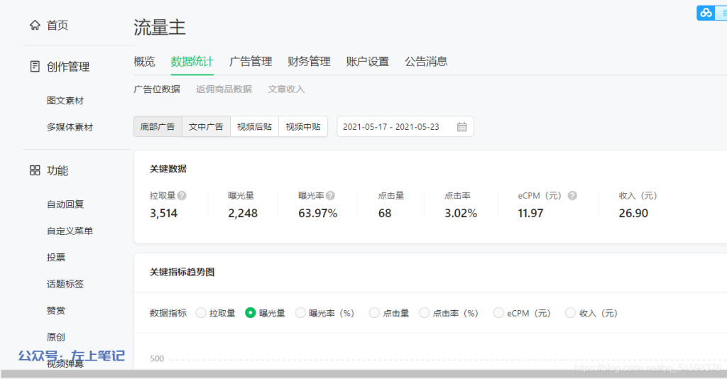 图片[1]-公众号官方接单平台，5个一手派单渠道 - 左上笔记-左上笔记