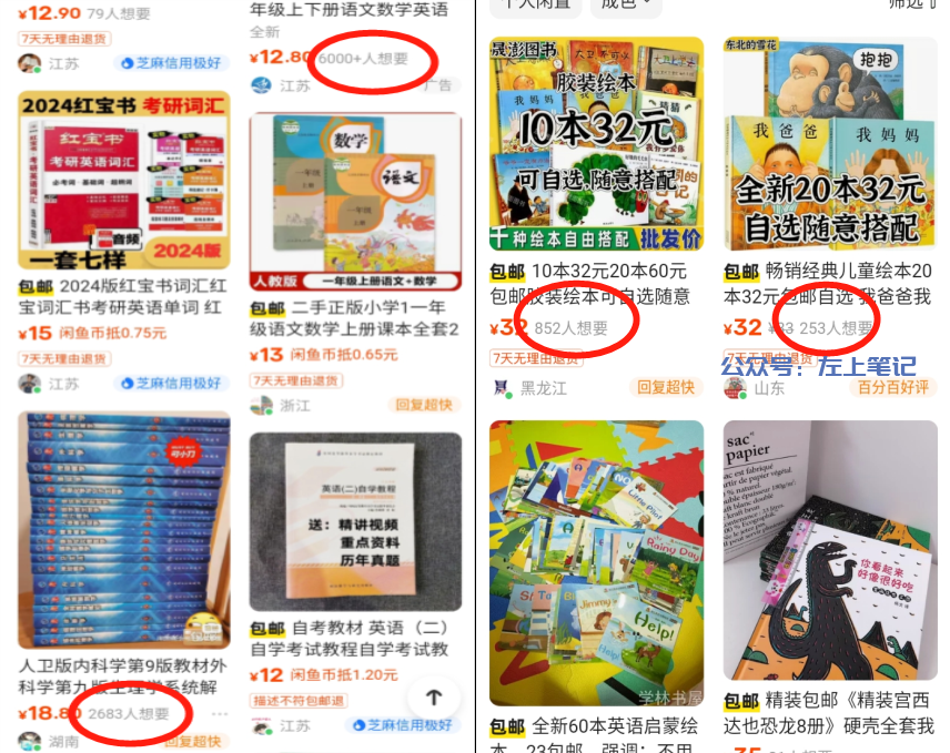 闲鱼二手图书搬运，解决版权问题